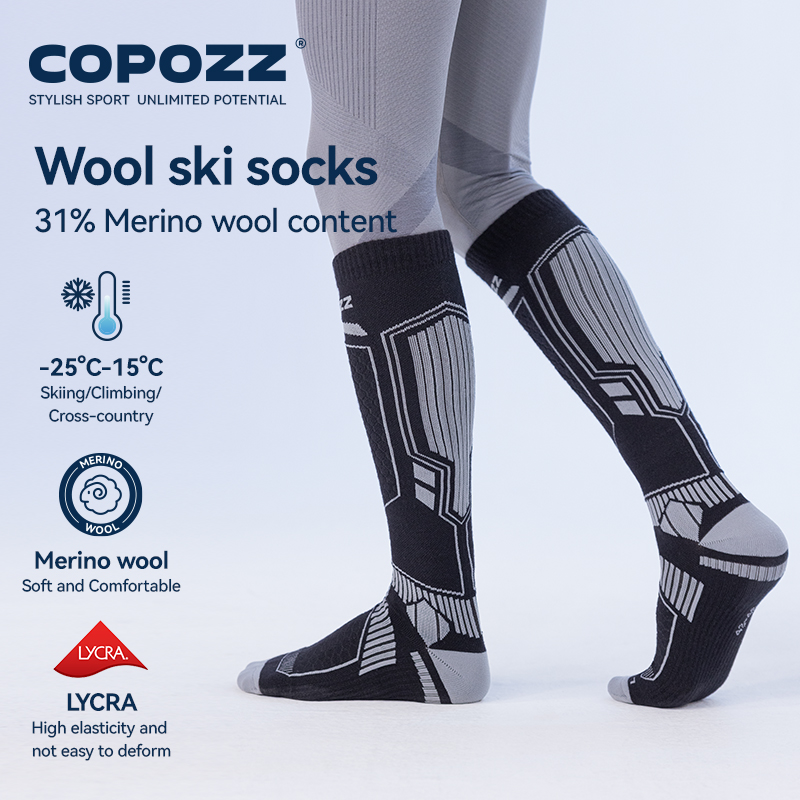 COPOZZ New Winter Ski Socks Me - Thermal Sock Winter 评论和价格