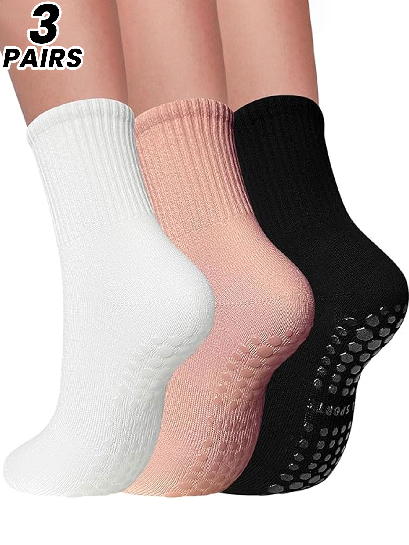 3 pairs of professional yoga s - Grip Sock Yoga 评论和价格