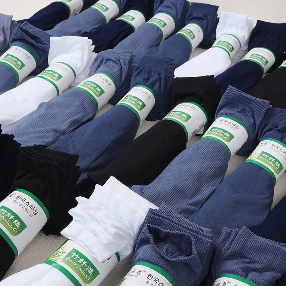 10pairs Fashion Breathable Men - Silk Sock Bamboo 评论和价格